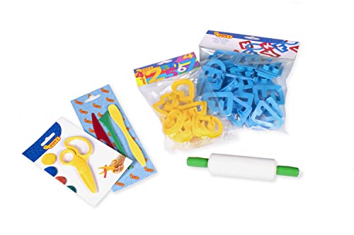 Set De 57 Piezas Para Plastilina - Moldes, Accesorios Y Herramientas Para Que Los Niños Creen Figuras