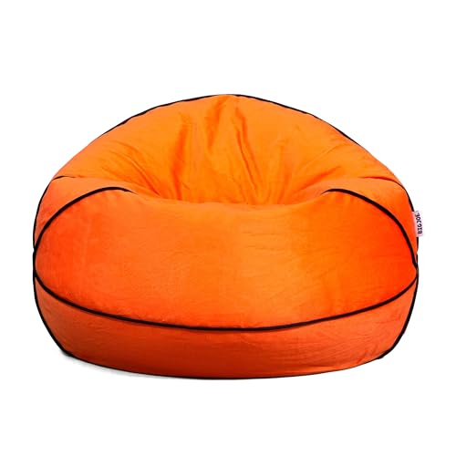 Big Joe Sports Ball Child-Sized Bean Bag Chair for Kids, Basketball Plush, Ultra-Soft Lightweight Polyester Blend, 2.5 Foot Refillable