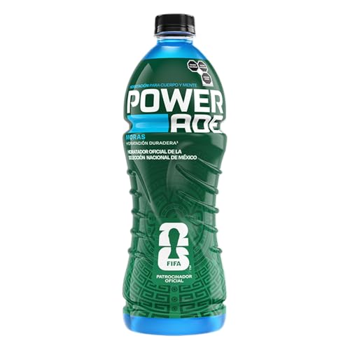 Powerade Ion4, 6 Pack Bebida Para Deportistas Sabor Moras Botella 1 Lt cada uno.