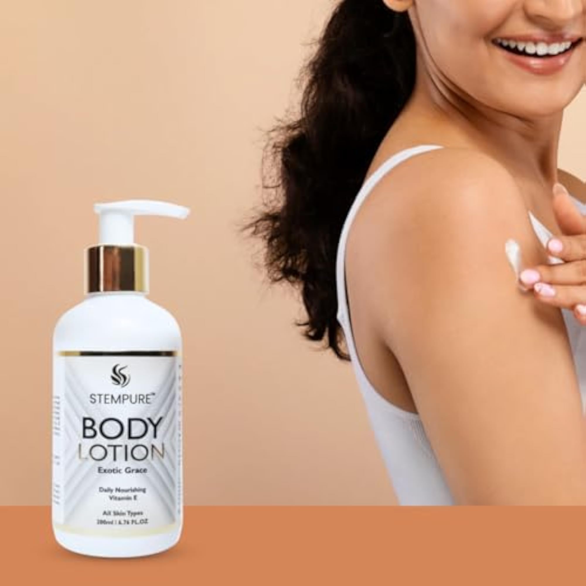 Exotic Grace Body Lotion with Vitamin E for Dry Skin