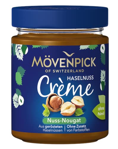 Mövenpick Haselnuss Crème Nuss-Nougat, Premium Nuss-Brotaufstrich, 300g