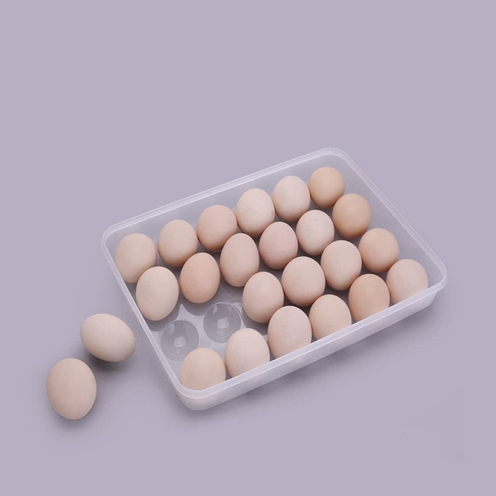 Huevos Rellenos Facilidad, 2 Recipientes Transparentes para Huevos con Tapa para 48 Huevos, FáCil de Transportar, Transportador Apto para Lavavajillas, Apilable