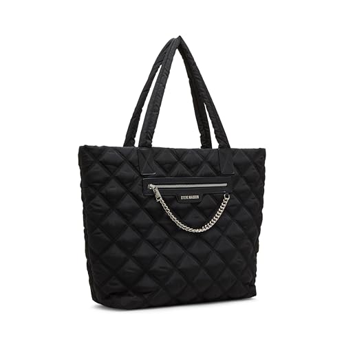 Steve Madden Tonya Quilted Nylon Tote, Black2