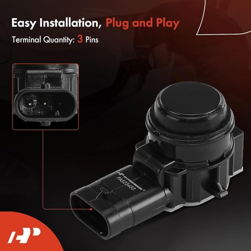 Image of A-Premium 4-PC Reverse Backup Parking Aid Assist Sensor Compatible with Jeep & Chrysler Models - KL Series Cherokee 2019-2023, Pacifica 2017-2023, Voyager 2020-2022, Replace# 52112205AA