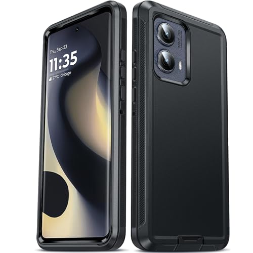 Coque robuste 3 en 1 robuste de qualité militaire antichoc Android Funda Moto Edge 2024