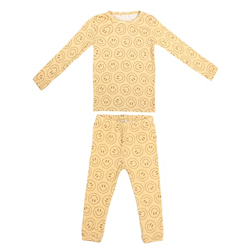 Copper Pearl Two Piece Long Sleeve Toddler Pajamas PJ Sets for Boys and Girls - Adorable Pattern Pajamas, Breathable Fabric to Keep Cool While Sleeping, Sizes 12 Months to 5T - Vance