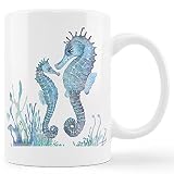 Kunlisa Watercolor Seahorse Mug