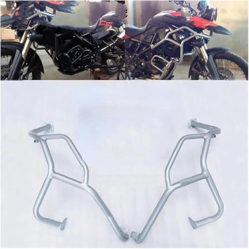 Pare-chocs de moto BMW F800GS F700GS F650GS évite la casse du carénage barre supérieure argent - 4