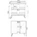 EUGAD Mueble de Baño Armario Bajo Lavabo Mueble para Debajo de Lavabo...