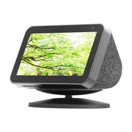 Soporte para Echo Show 5 rotatorio negro que ahorra espacio 4