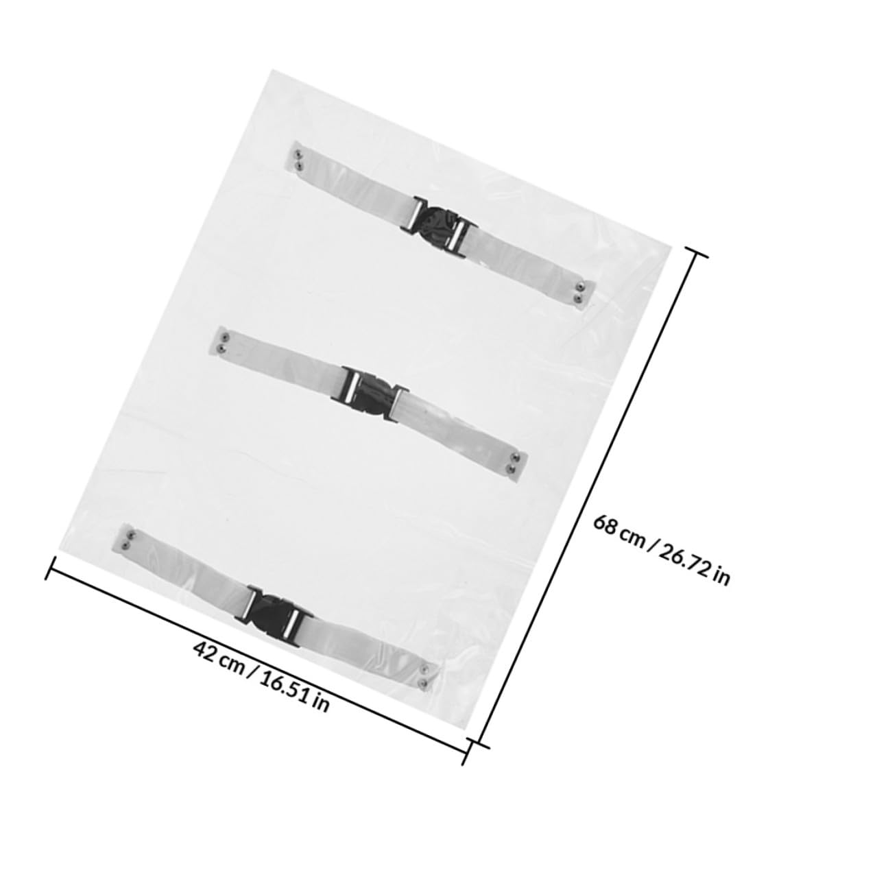 Zerodeko Lot de 2 Protecteurs de Pied pour Chaise Dentaire en Pvc Transparent avec Bande Élastique et Clips Robustes pour Protection Imperméable et Usage Professionnel