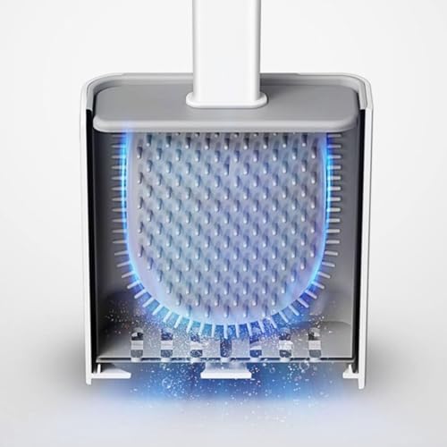 Brosse WC silicone dorée König Design avec support séchage rapide - 6