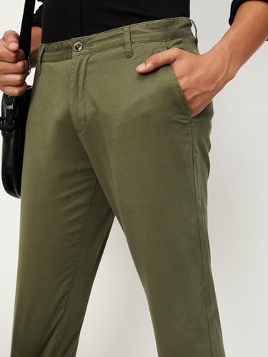 Image of Max Men's Slim Fit Mid Rise Pants