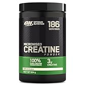 Optimum Nutrition Creatina Monoidrata Micronizzata in Polvere, Creatina Pura al 100% - Integratore per Migliorare Forza e Performance Muscolare, Pre e Post Workout, Senza Aroma, 634 g (186 Porzioni)