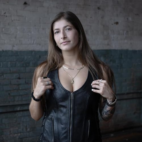 Image of Milwaukee Leather Women's Premium Classic Leather Motorcycle Rider Vest w /Adjustable Side Laces