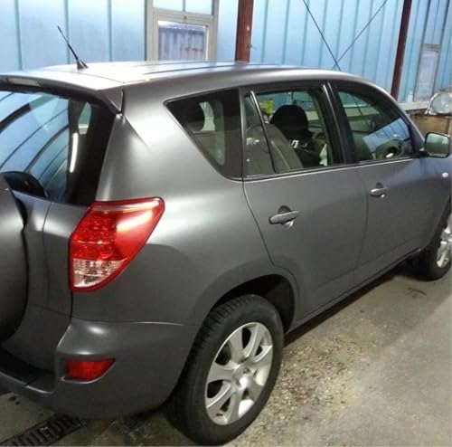 Image of Gun Grey Metallic Matte Car wrap Vinyl Wrap Roll for car & Motorbikes with Air Release Technology. (24 x 180 inch, Gun Grey Metallic)