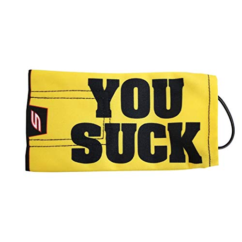 Social Paintball Barrel Cover/Sock, Yellow, Black, One Size