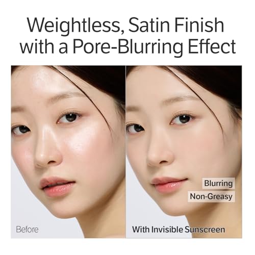 Image of SUNGBOON EDITOR Daily Invisible Blurring Sunscreen with Broad Spectrum SPF 40 Invisible Sunscreen for Face, Makeup Primer spf, 50ml, 1.69 fl.oz, Oil Free, Weightless (Pack of 2)