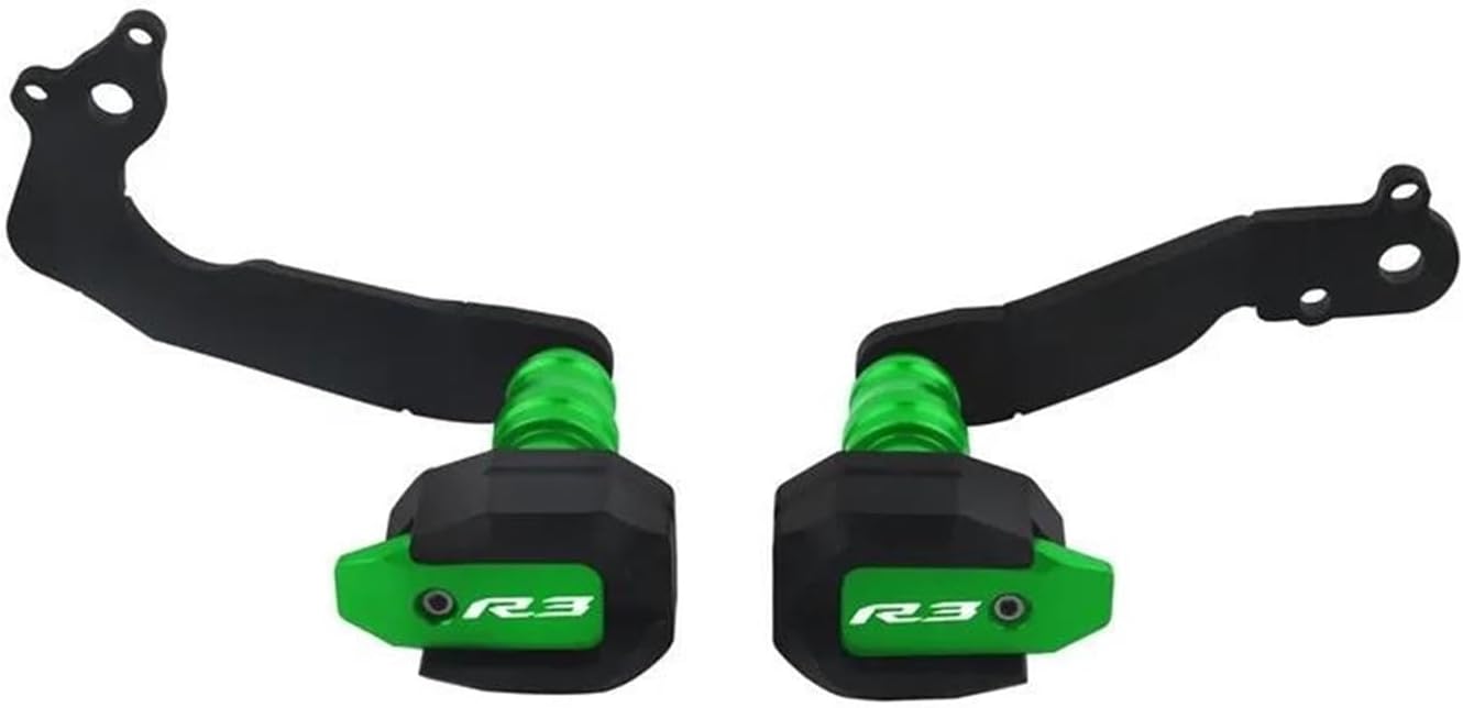Anti Crash Pad Protector For Yamaha YZFR3 YZF-R3 YZF R3 2019-2023 Motorcycle Slider Fairing Guard Pad Protector(Green-R3)