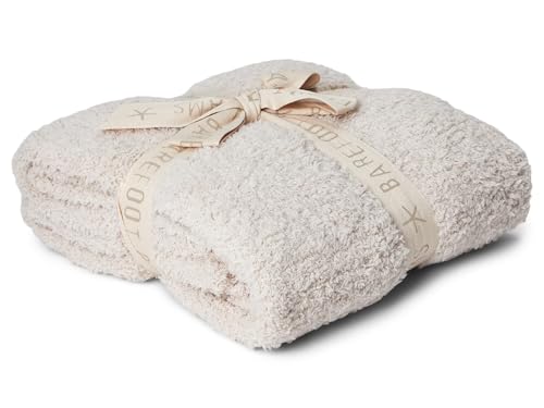 Image of Barefoot Dreams CozyChic Stroller Blanket, Stone, 30 inchx40 inch