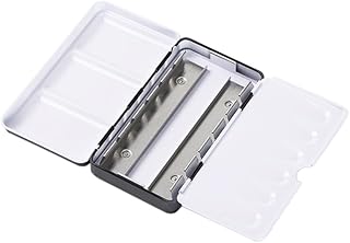 Jinberry Metal Watercolor Tin with Fold-Out Mixing Palette, Multi-Functional Empty Palette with Pans Paint Tray for Plein Air, Indoor and Studio Painting