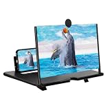 Screen Magnifier for Cell Phone, 10" Phone Screen Magnifier, Foldable Phone Stand with Screen Amplifier for Movies, Gaming & Live Streaming, Supports All Smartphones