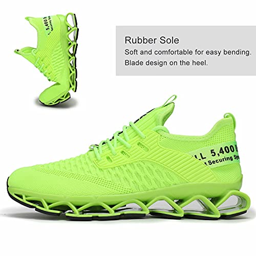 Image of Vooncosir Men's Fashion Sneakers Breathable Mesh Running Shoes Blade Non Slip Soft Sole Casual Athletic Walking Shoes