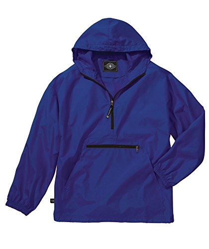 Image of Charles River Apparel Youth Pack-N-Go Pullover, Kids Lightweight Packable Water-Resistant Windbreaker