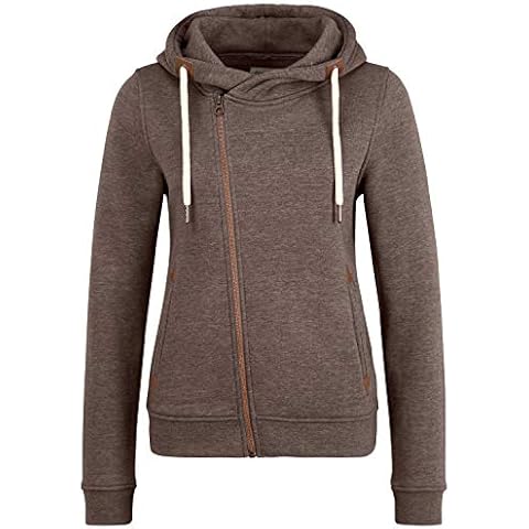 OXMO Vicky Damen Sweatjacke Kapuzenjacke Hoodie Cover