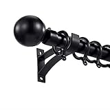 metallqualität: strapazierfähige stange, hochglanz, hochwertiger galzierter oberfläche mit hoher qualität und anti-korrosion. die robuste metallstange eignet sich sehr gut für mittlere und dicke vorhänge.