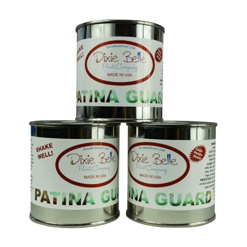 Dixie Belle Patina Guard Topcoat- 8 oz - Seal Protect Preserve - Rust Preventing Clear Sealant - DIY Projects Patina Paint Sealer + Easy to Use
