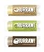 Hurraw! Chai Spice, Green Tea, Coffee Bean Lip Balms, 3 Pack Bundle: Organic, Certified Vegan, Cruelty and Gluten Free. Non-GMO, 100% Natural Ingredients. Bee, Shea, Soy and Palm Free. Made in USA