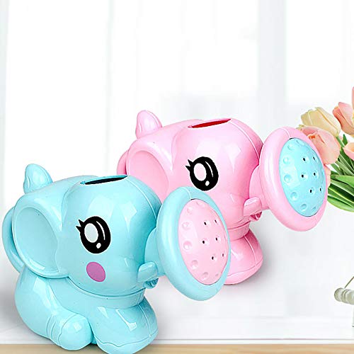 Heaven2017 Cartoon Elephant Sprinkler Baby Bath Shower Toy Pink #TOP4