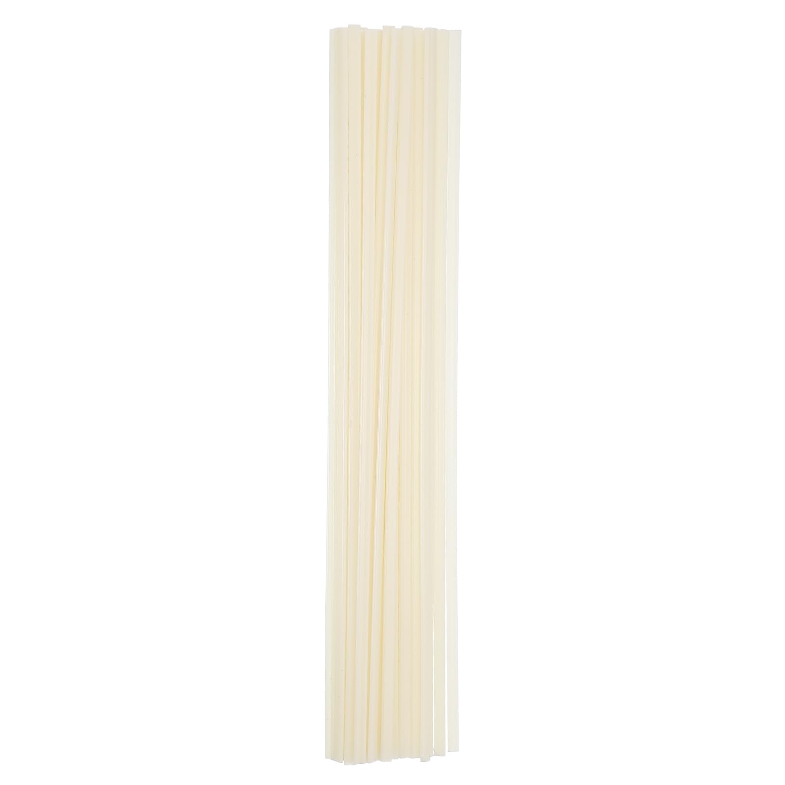 sourcing map 13.2 Inch Plastic Welding Rods, Double Strand Round Sticks ABS Welding Rods for Plastic Welder Kayak Car Bumper Repair Pack of 40 2.5x5x330mm, Beige