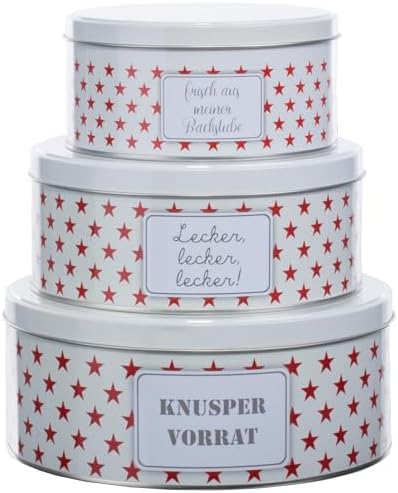 Scatola Biscotti Metallica KitchenCraft - Tenuta Aria, Stile Vintage Francese 14.5x19cm - Foto 4