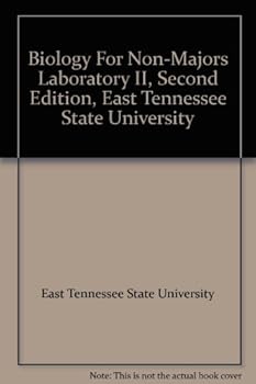 Spiral-bound Biology For Non-Majors Laboratory II, Second Edition, East Tennessee State University Book