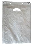 Tragetaschen HDPE 200 x 270 + 30 mm Blockrand 14 my Shopper Tüten Einwegtaschen Einkaufstüten Beutel