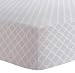 Kushies Baby Fitted Crib Sheet, Lilac Lattice