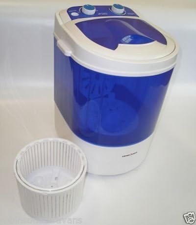 Milenco Swiss Luxx Dual Tub Compact Portable Washing Machine + Spinner 4091