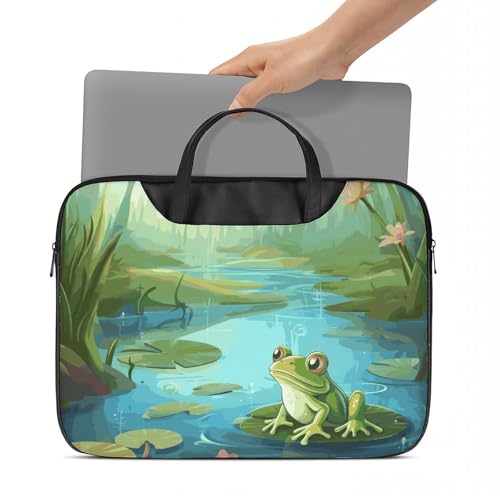 Bolso bandolera impermeable para laptop de 17 pulgadas miniatura 6