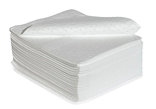 DENSORB Ölbindemittel Vlies Matten zum Aufsaugen, Economy Single, light, 40 x 50 cm, 100 Stück