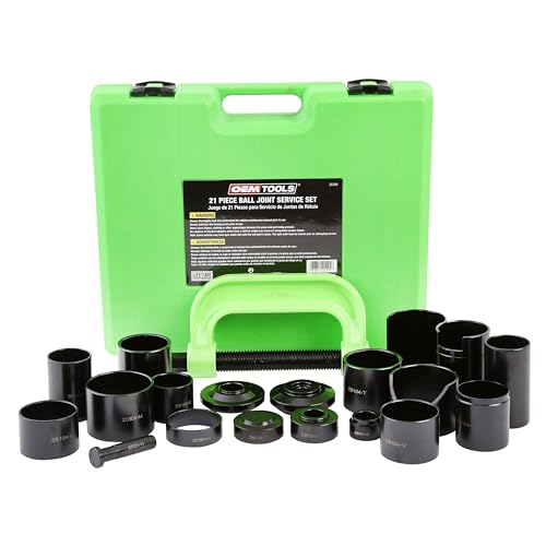 OEMTOOLS 25104 21-Piece Master Ball Joint Press Kit for 2WD & 4WD Vehicles by OEMTOOLS - Used condition - US$111.93