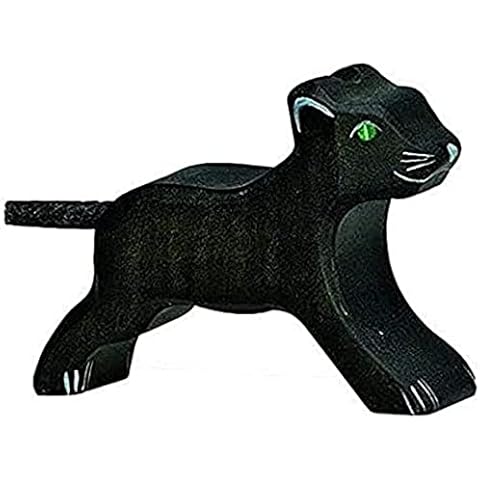 Holztiger Small Panther Wooden Figure Cover