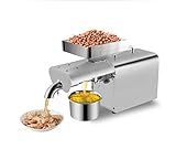 Máquina de prensado de aceite de 150 W Extractor de aceite frío y caliente automático Expeller aceite orgánico para lino oliva Aceite de cacahuete Semillas de cáñamo Canola Sésamo Girasol Aguacate