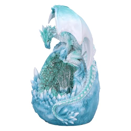 Dragon blanc de collection Nemesis Now idée cadeau idéal féerique avec LED - 3