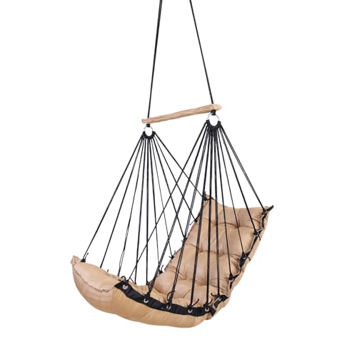 Juljulia Swing for Balcony - Premium Jhula for Adults for Home, Safe Jhula for Kids, Indoor Balcony Hanging Chair, Durable & Comfortable Design, Easy Installation & Maintenance - JJ_Low-Copper