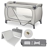 hauck Sleep N Easyfold Baby Reisebett Set- Dark Grey ...