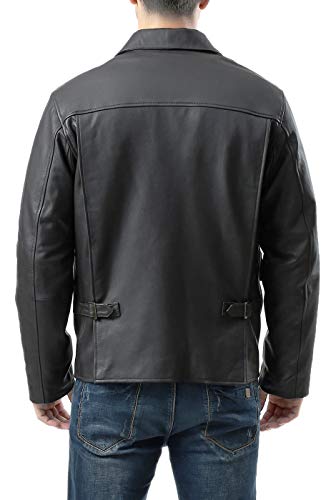 Landing Leathers Men Raider Indy-Style Leather Legend Jacket Black Medium #TOP4