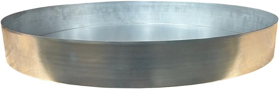 Elusive Wildlife 55 Gallon Drum Lid for Barrel feeders- Heavy Duty Galvanized Feeder Lid with 3 Inch Lip up to 9lb Weight for Deer and Turkey Feeders Perfect for Winch up Barrel feeders