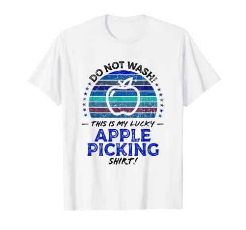 Funny Apple Picker, Picking Season Orchard Quote Graphic T-Shirt